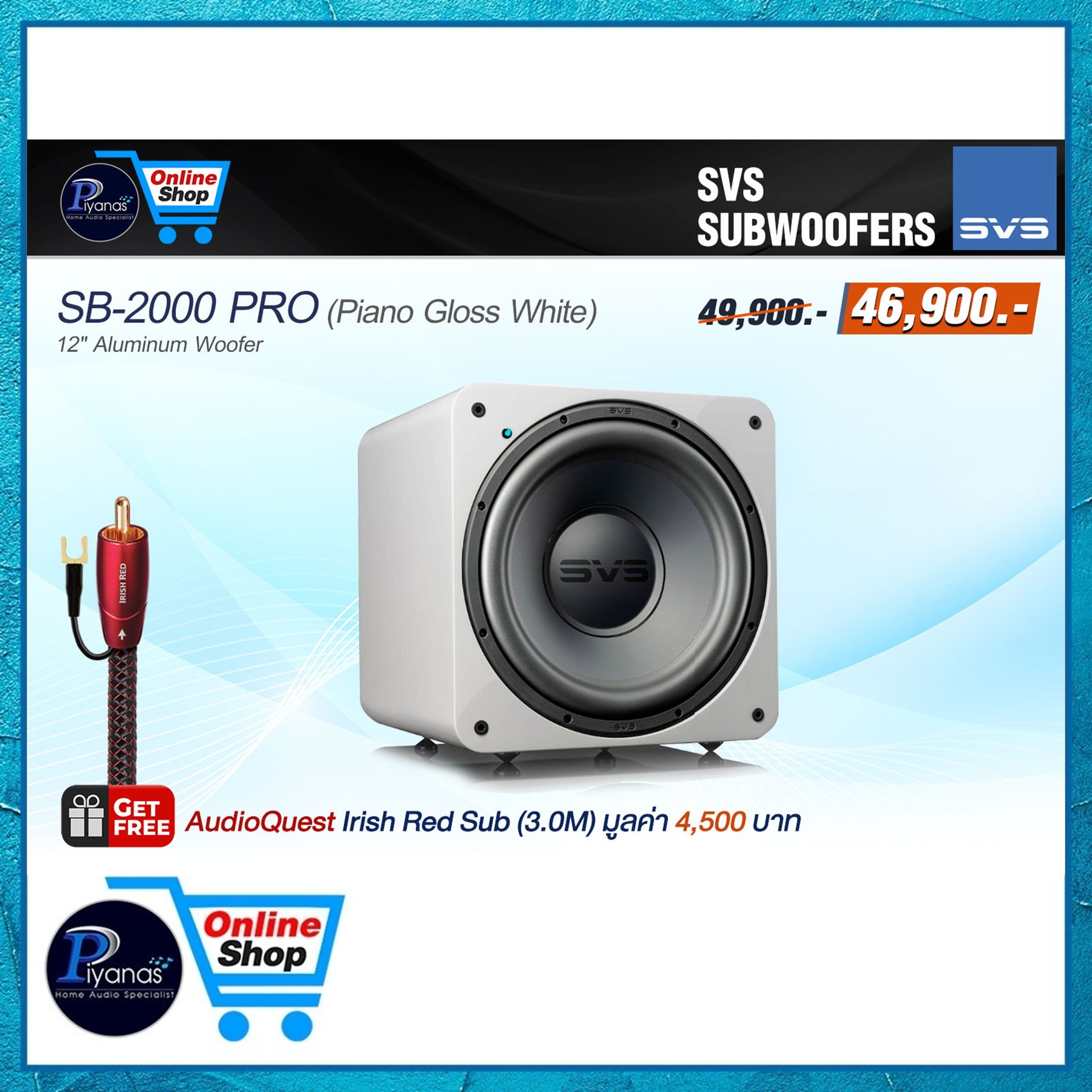 ซับวูฟเฟอร์ SVS : SB-2000 PRO (PIANO GLOSS WHITE)_5